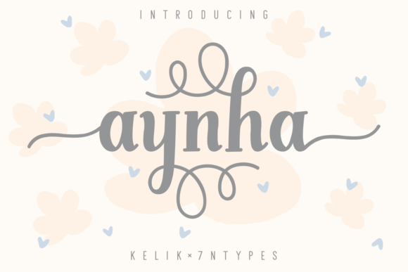 Aynha: A Sweet Handwritten Font for Crafters