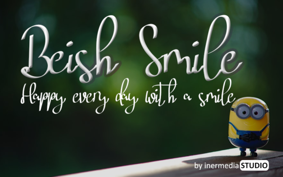 Beish Smile Font: Handwritten Charm for Creators
