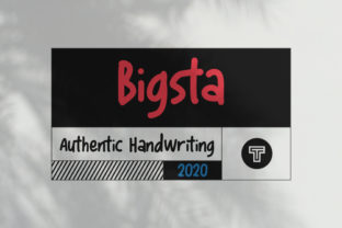 Bigsta: A Modern Handwritten Font for Business