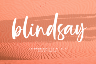 Blindsay: A Handwritten Font That Stands Out