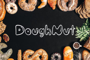 Doughnut Font: Handwritten Elegance for Editorial Design