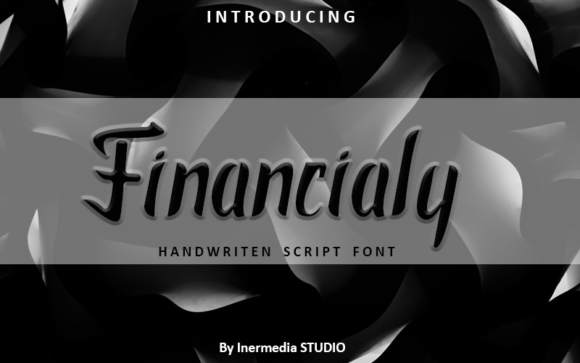 Financialy: A Handwritten Font for Creative Web Design