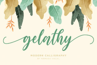 Gelathy: A Romantic Script Font