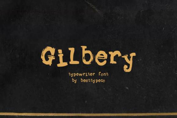 Gilbery: A Handwritten Font That Stands Out