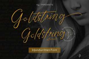 Goldstring: A Font for Polished Branding