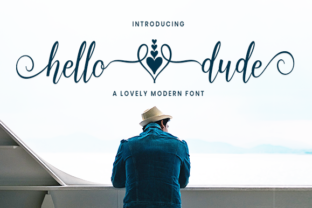 Hello Dude Font: A Romantic Script for Elegant Design
