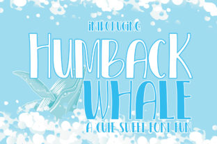 Humback Whale Font: Playful Script for Editorial Design
