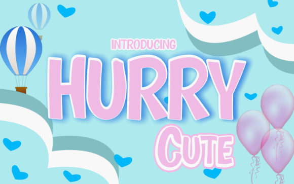 Hurry Cute: A Handwritten Font for Elegant Design