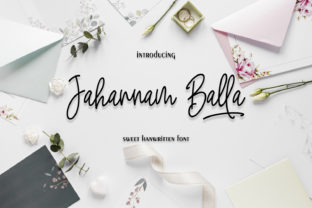 Jahannam Balla: A Soft Script Font