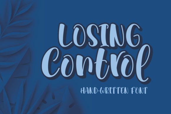 Losing Control Font: Elegant Script for Designers