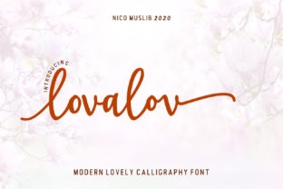Lovalov: A Stylish Handwritten Font