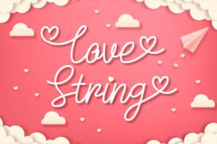 Love String: A Romantic Font for Campaigns