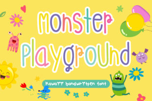 Monster Playground: A Handwritten Font for Creative Expression