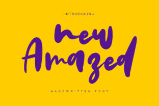 New Amazed Font: Handwritten Charm for Makers