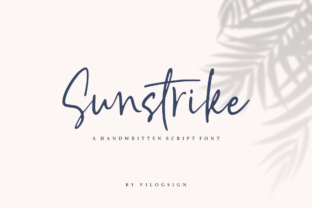 Sunstrike: A Stylish Script Font for Business