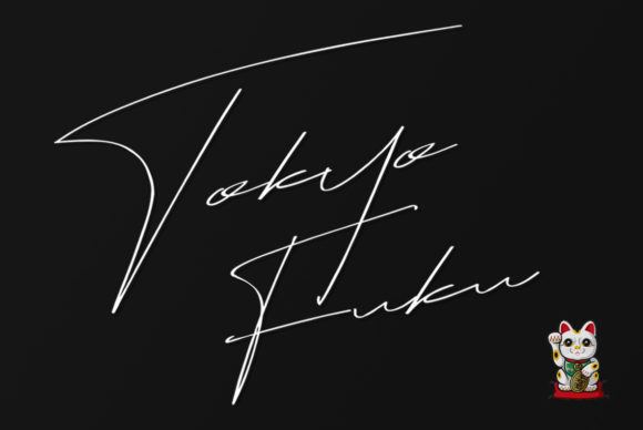 Tokyo Fuku: A Magical Script Font